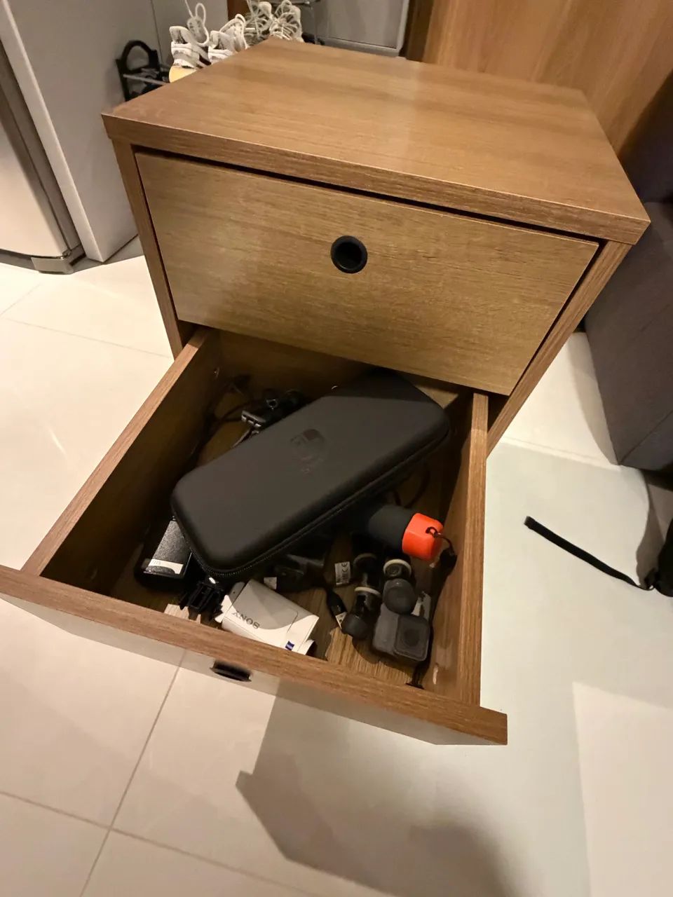 Gaveteiro de madeira perfeito estado - Foto 4