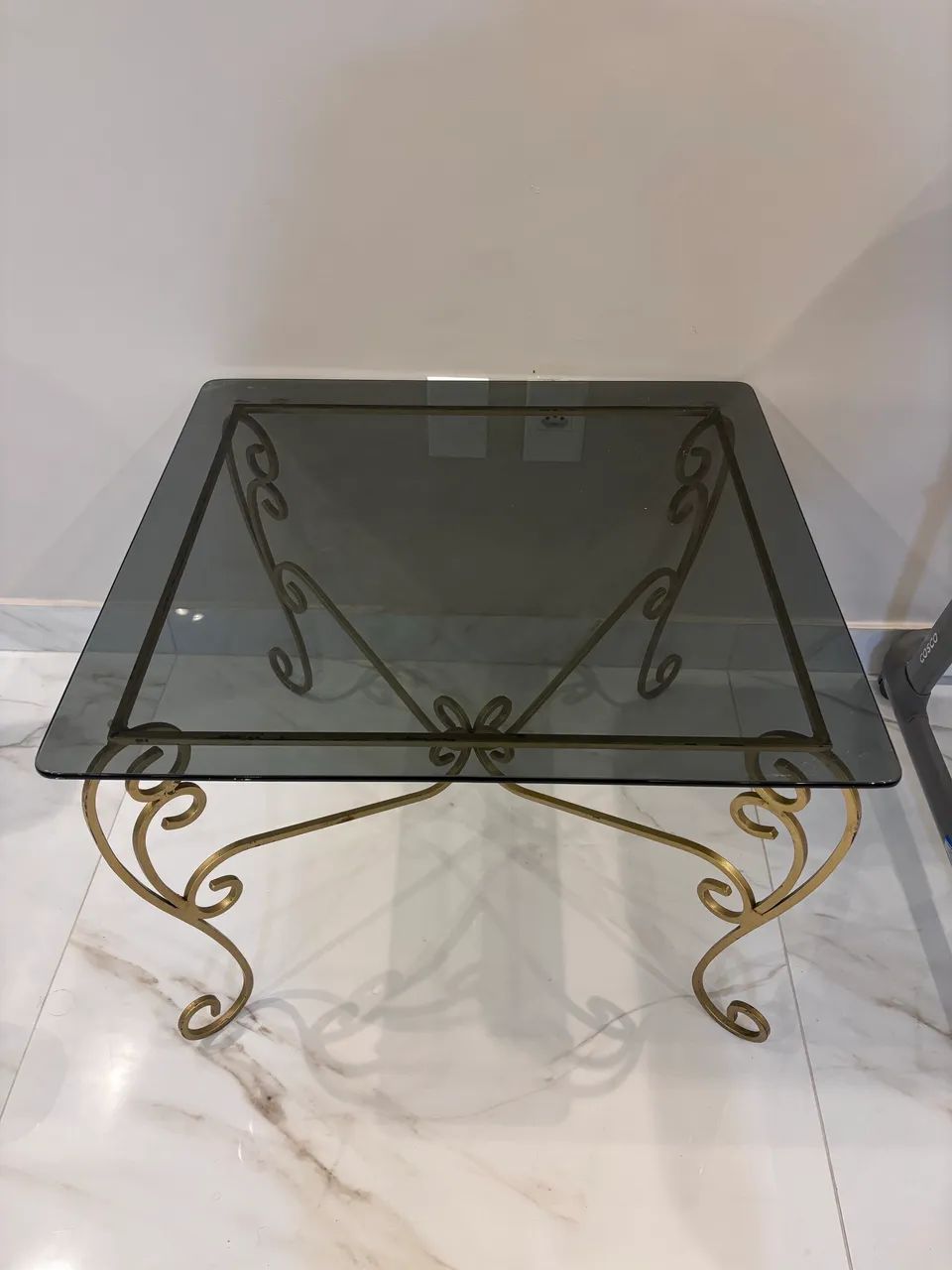 Mesa de centro de vidro e ferro - Foto 3