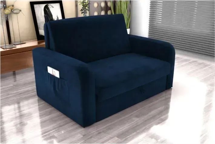 SOFÁ CAMA DAIANE 1,40M C/BAÚ. PRONTA ENTREGA. - Foto 3