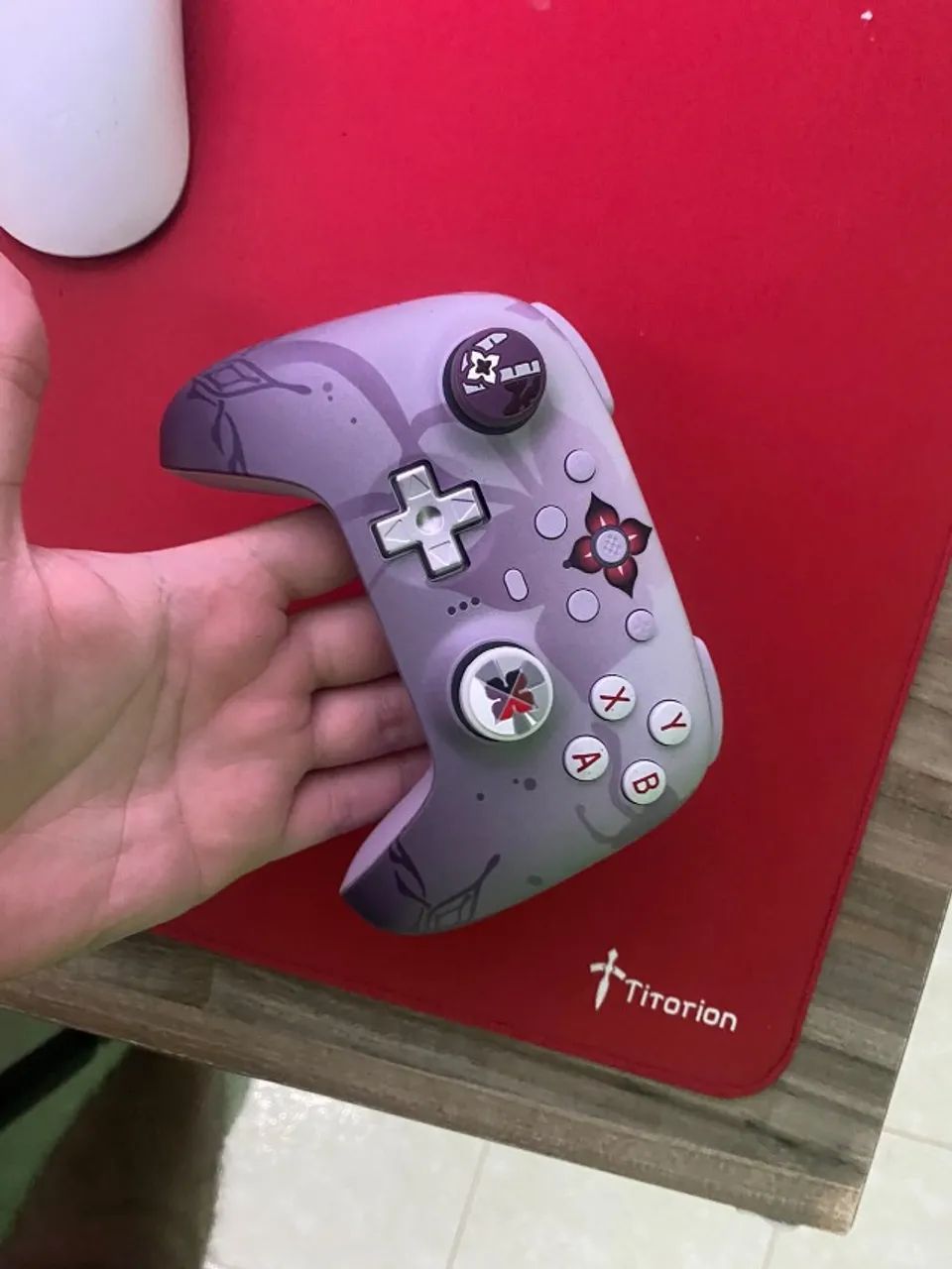 CONTROLE 8BIT ULTIMATE 2 HONKAI + ADESIVOS E CAIXA  - Foto 2