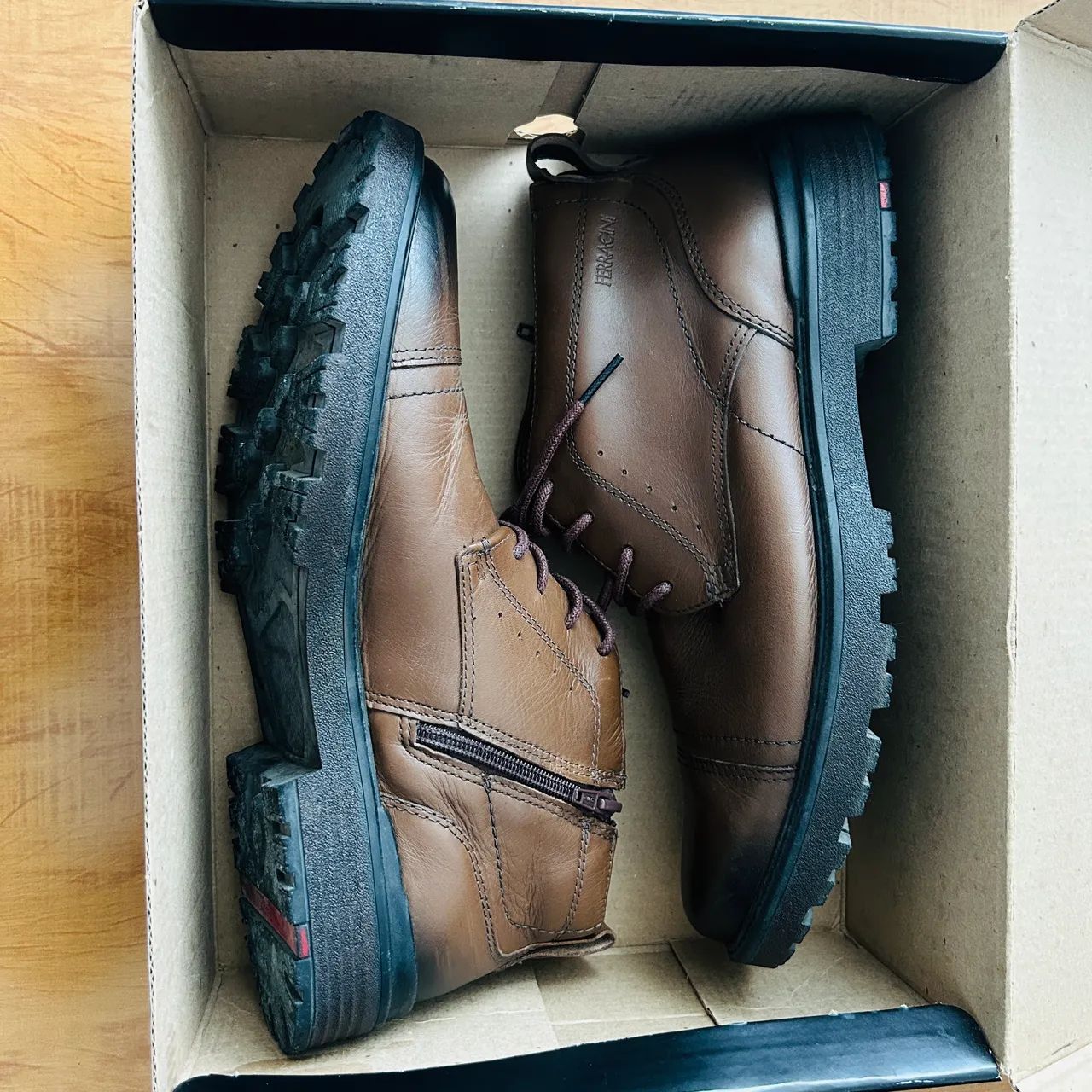 Bota Masculino Couro Ferracini 40 - Foto 3