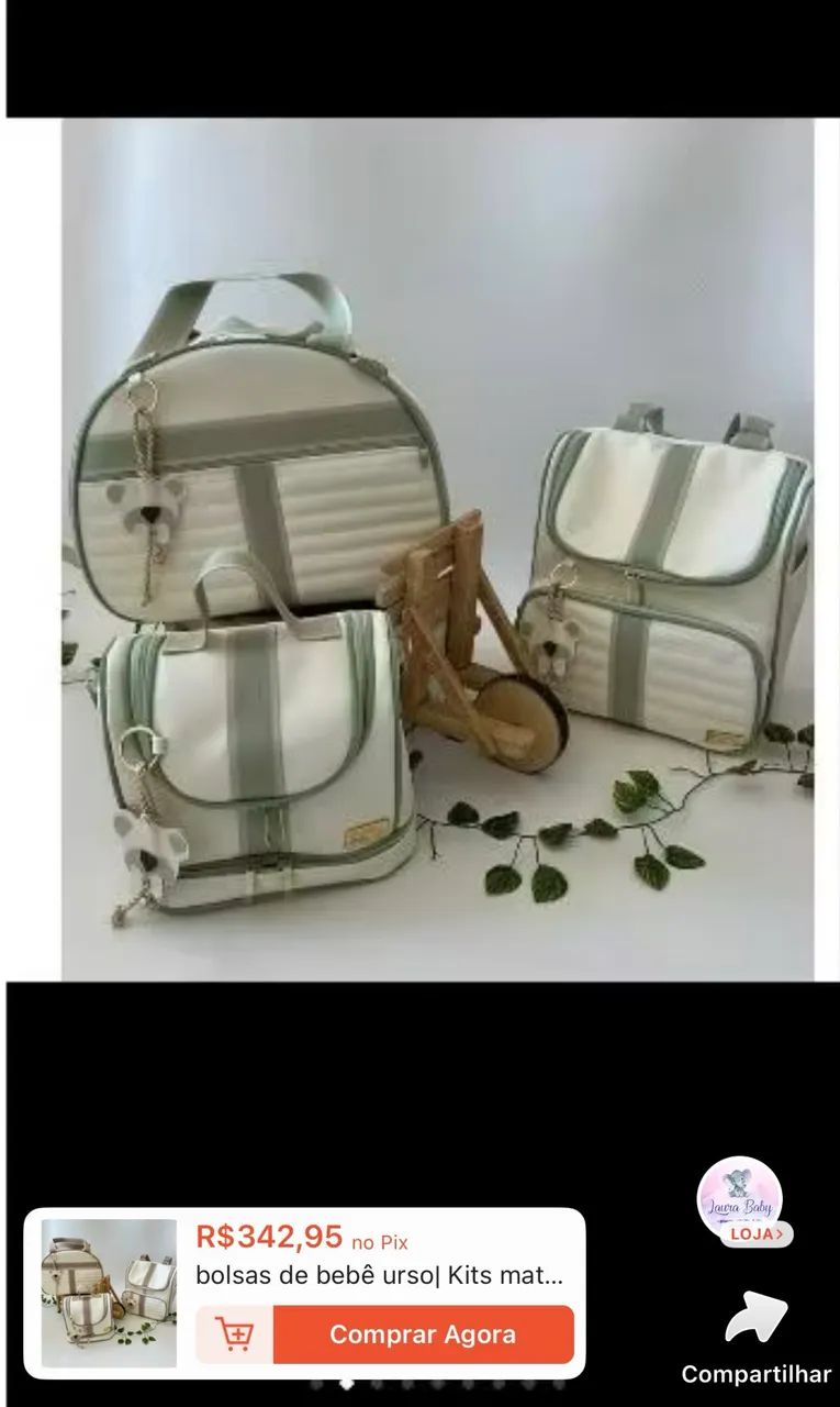 Kit bolsa maternidade 