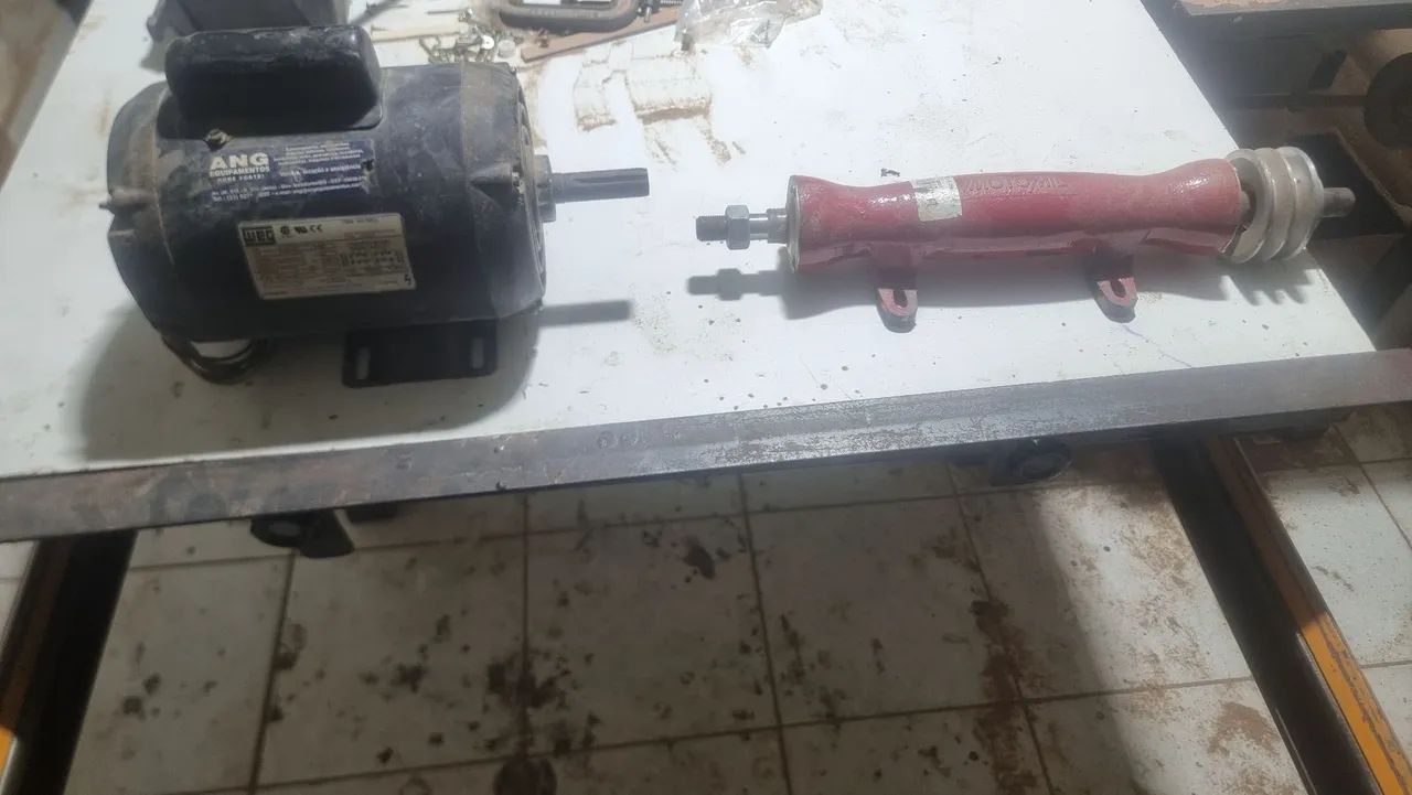 Motor e mandril 