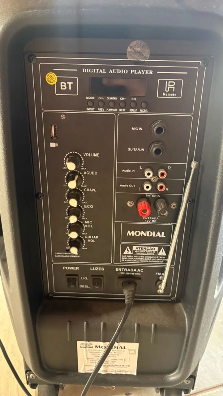 Caixa de som Bluetooth MONDIAL - Foto 5