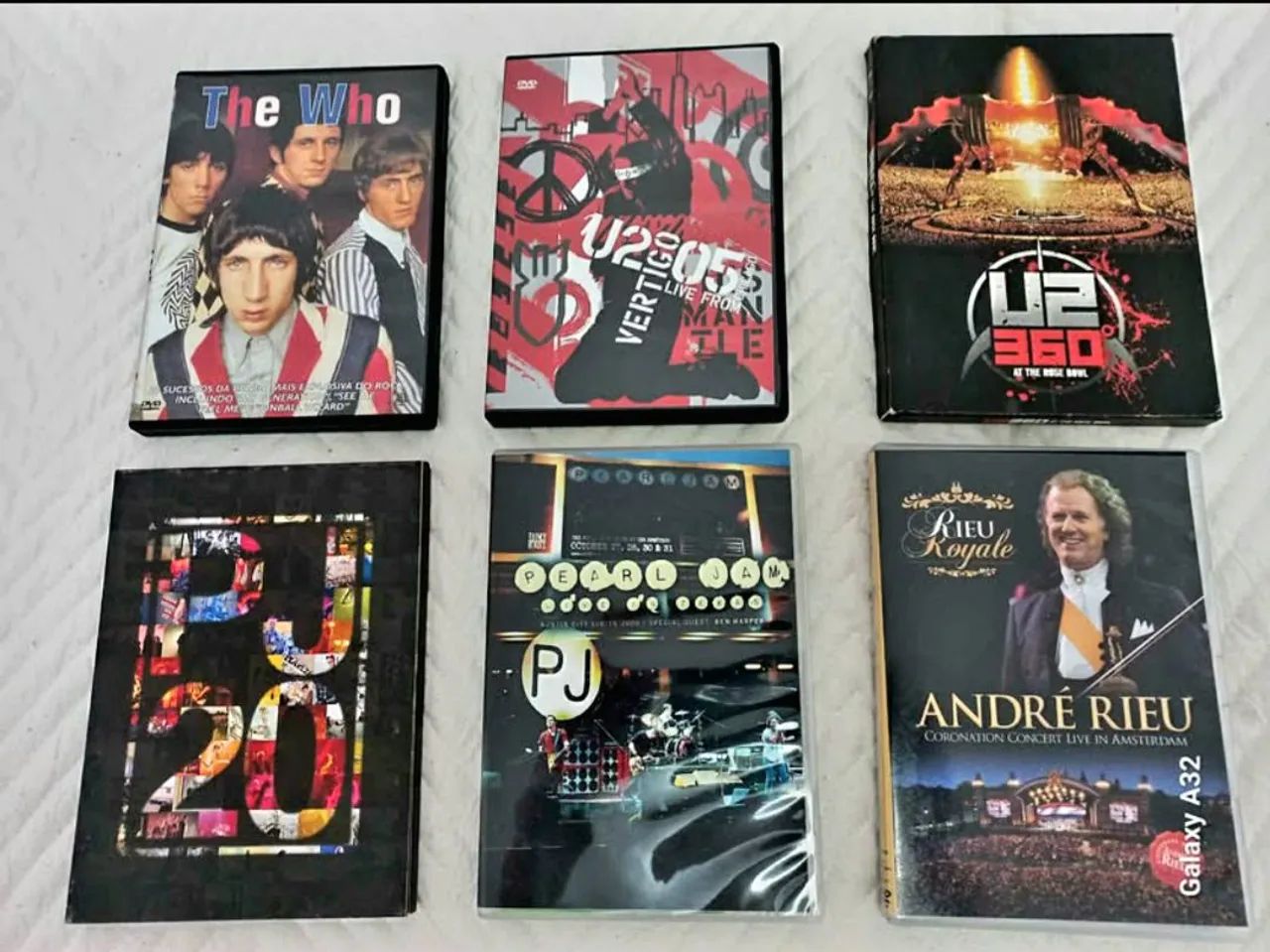 Dvds de Rock Nacional e Internacional ** (Semi-novos) **
