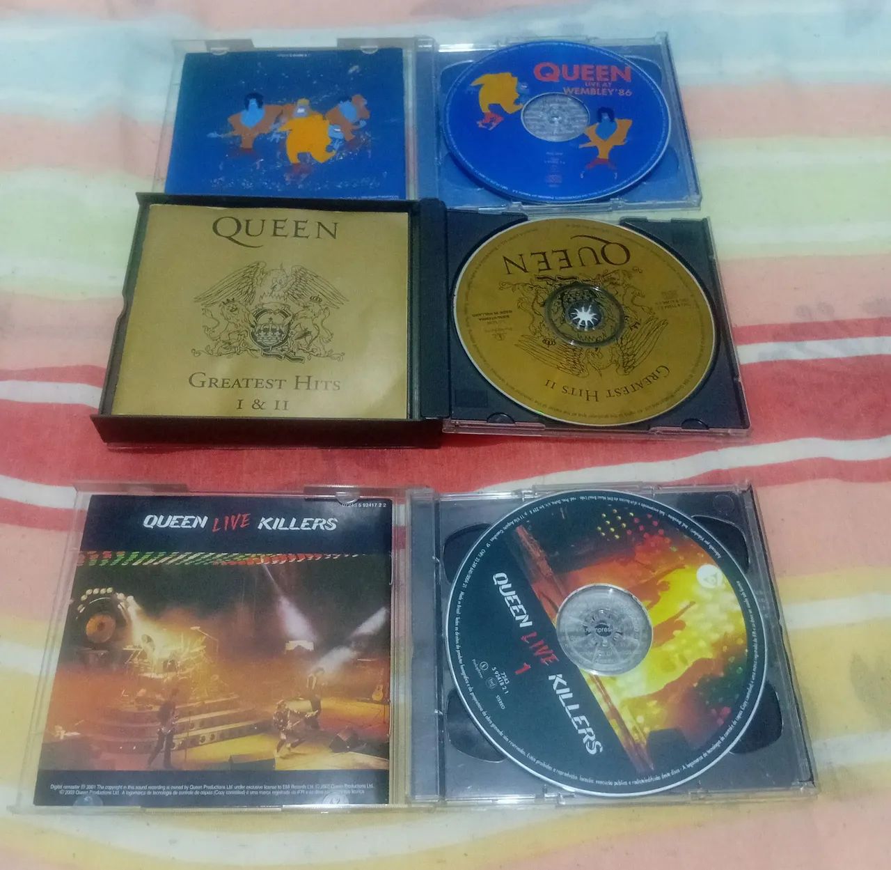 Coleção de CDs Queen originais + brinde Live in Japan 1985 - CDs