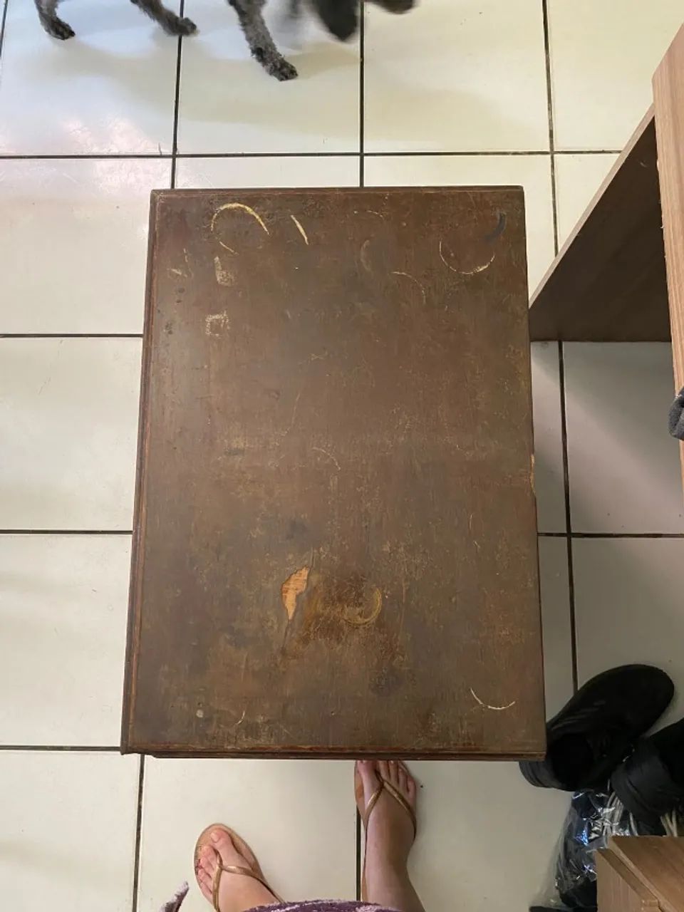 Criado mudo anos 60 com avaria  - Foto 2