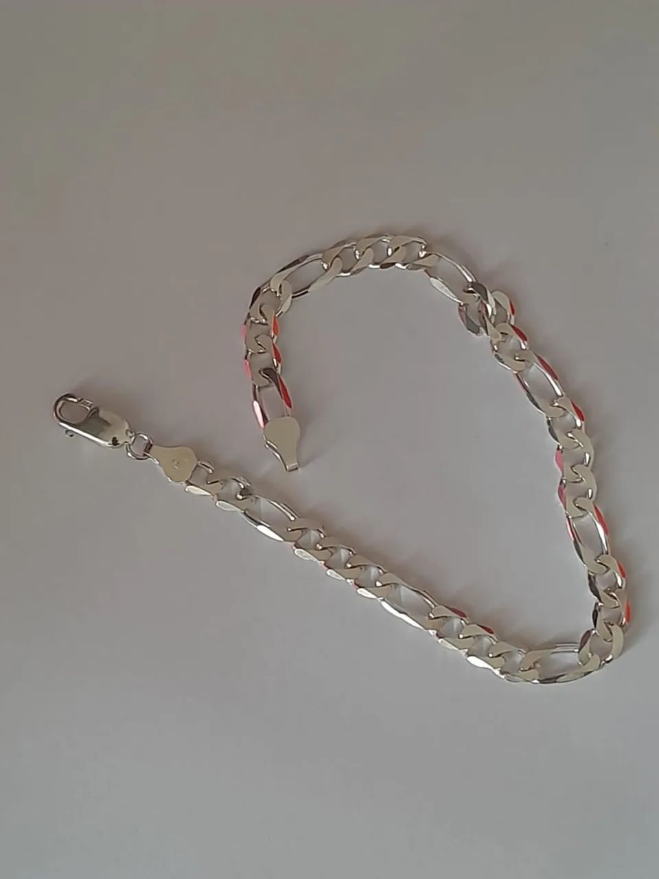 Pulseira prata modelo grumet 3x1 - Foto 2