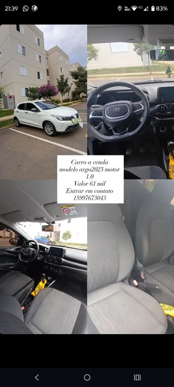 Fiat Argo 1.0 6V Flex. 2023 - Foto 5
