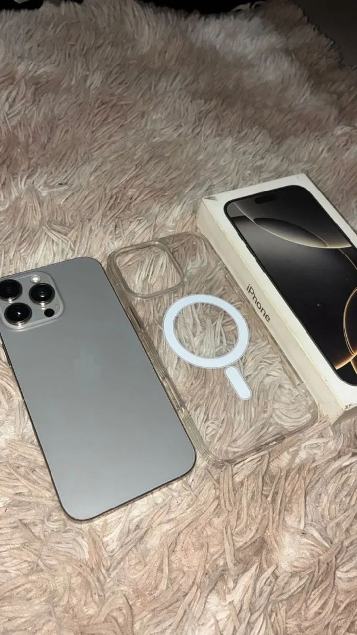 iPhone 16 pro Max titânio 