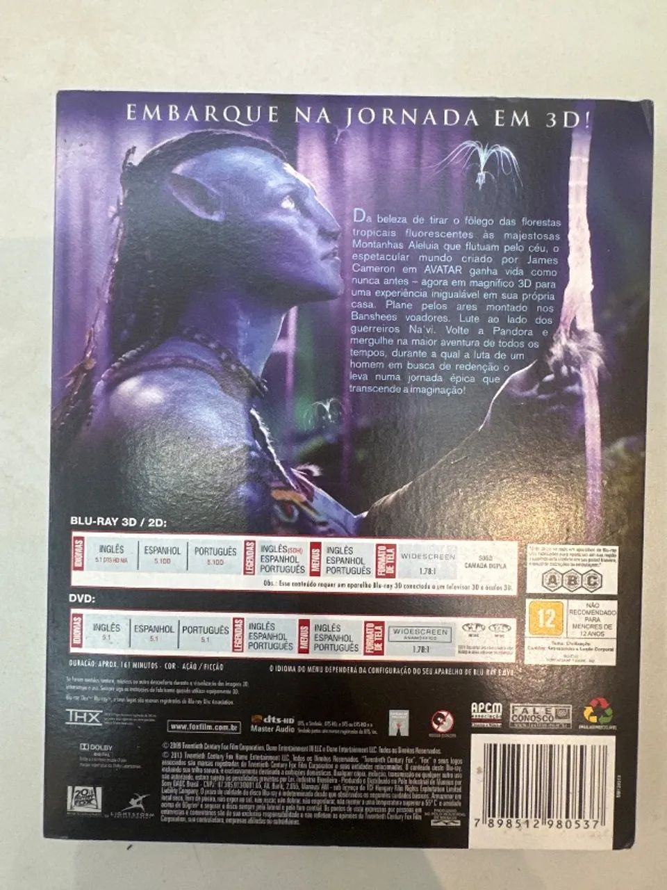DVD Blu-ray AVATAR edição limitada 3D - Foto 2