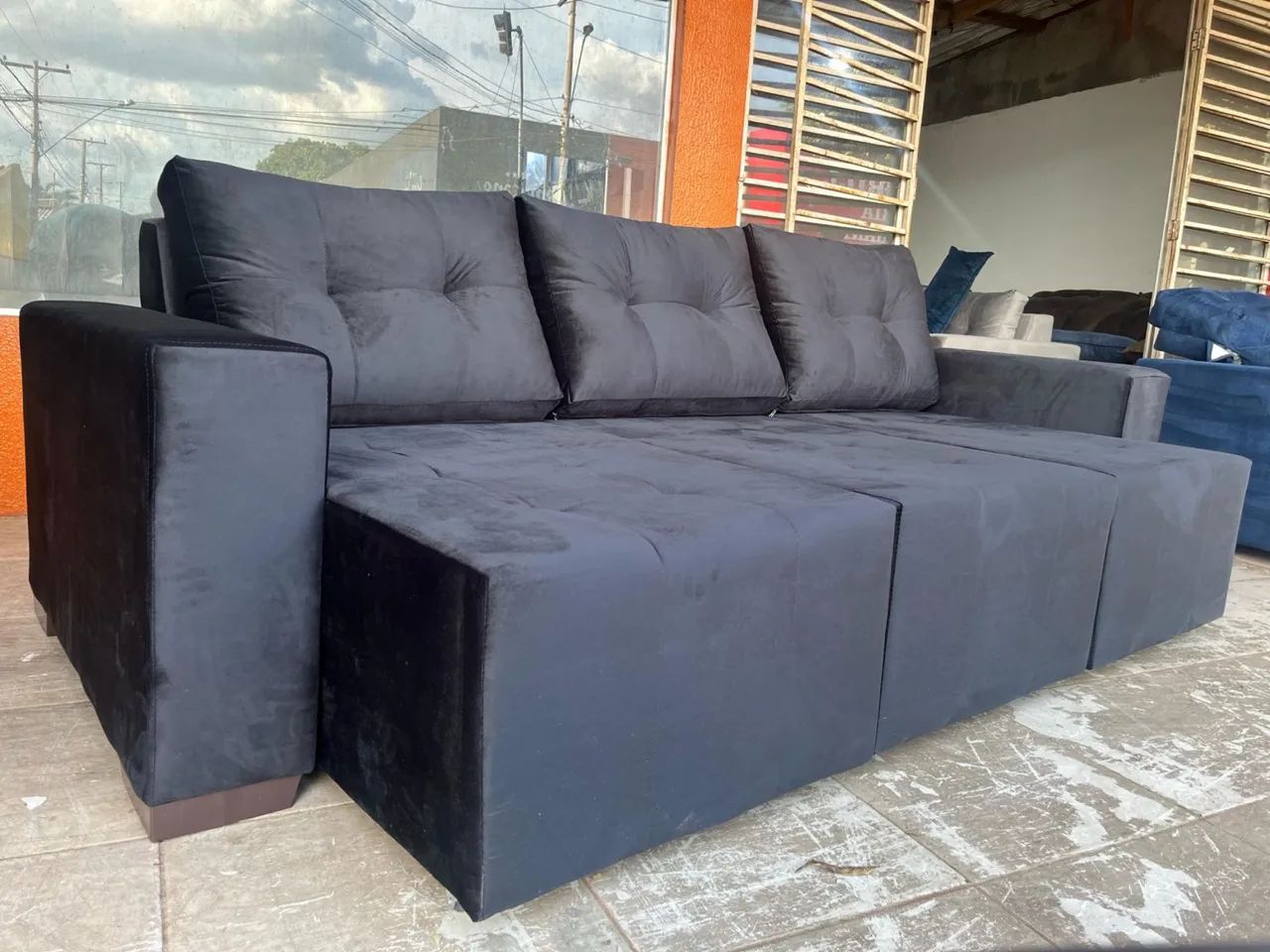 PROMOÇÃO IMPERDÍVEL SOFÁ RETRÁTIL  - Foto 4