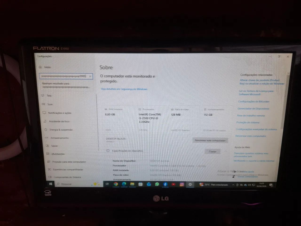 Computador I5 8Ram 120SSD top completo  - Foto 5