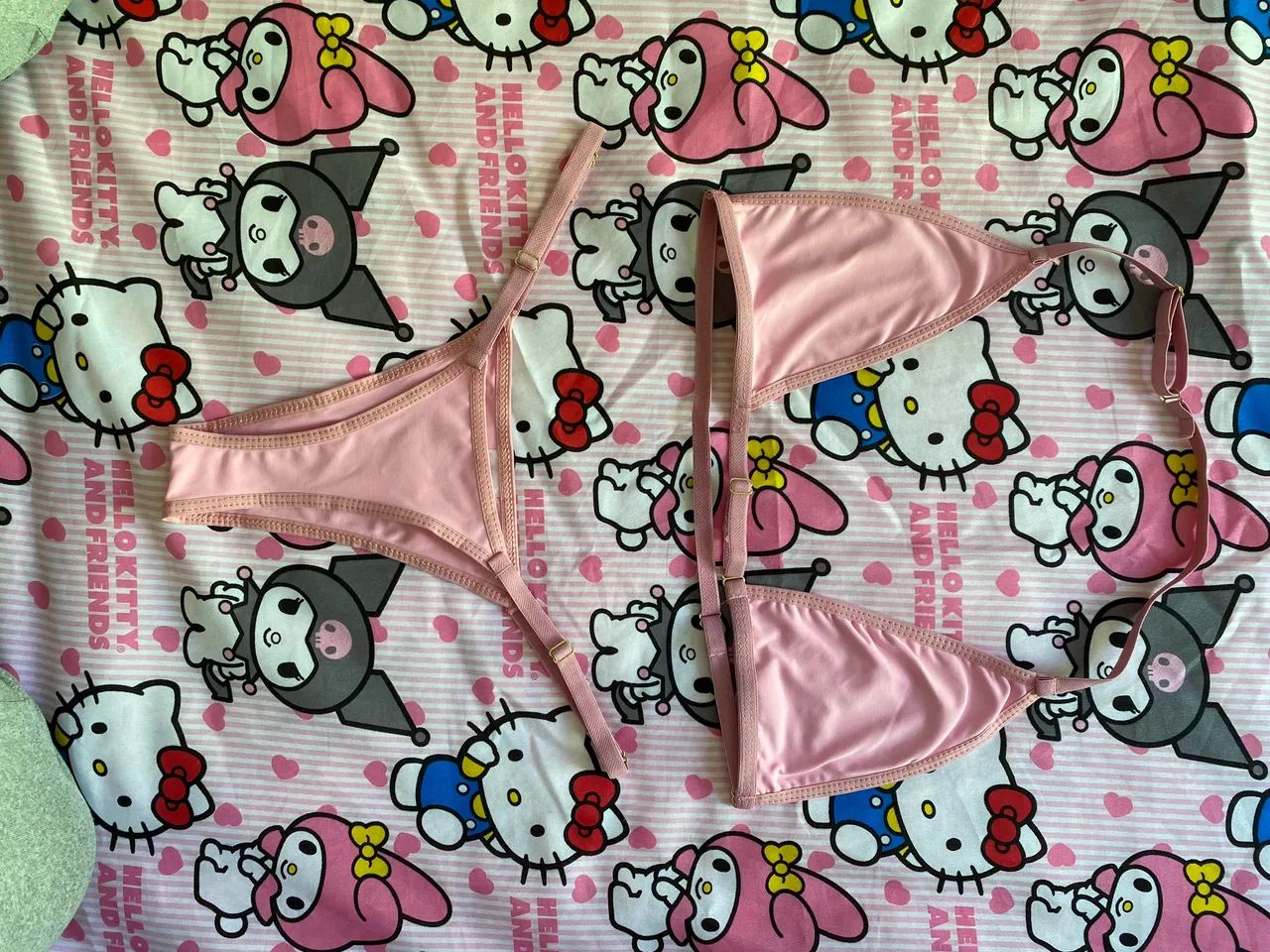 biquini de fita rosa estilo nava beachwear - Foto 2