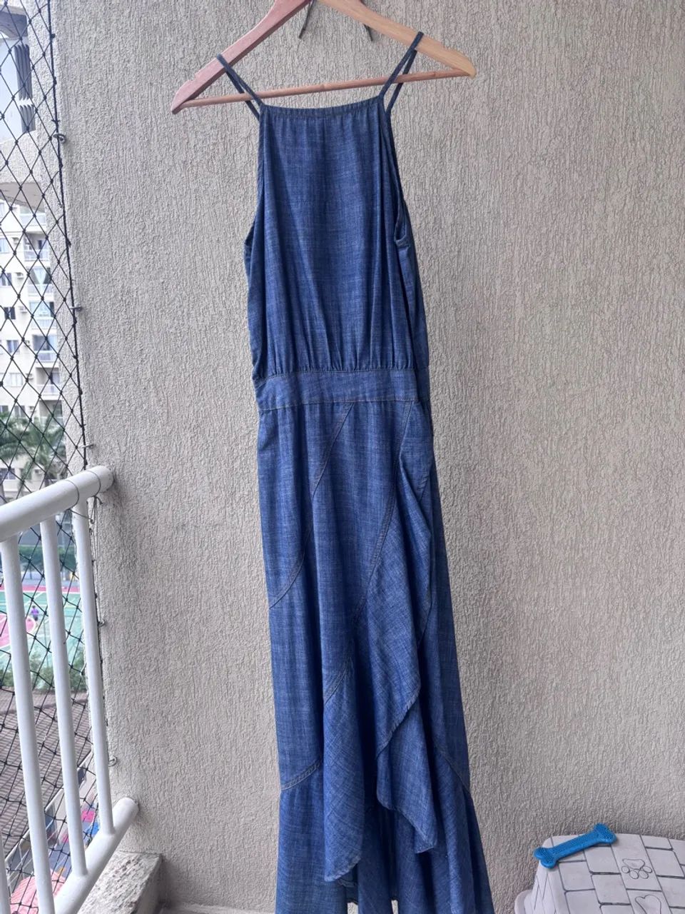 Vestido longo jeans  - Foto 3