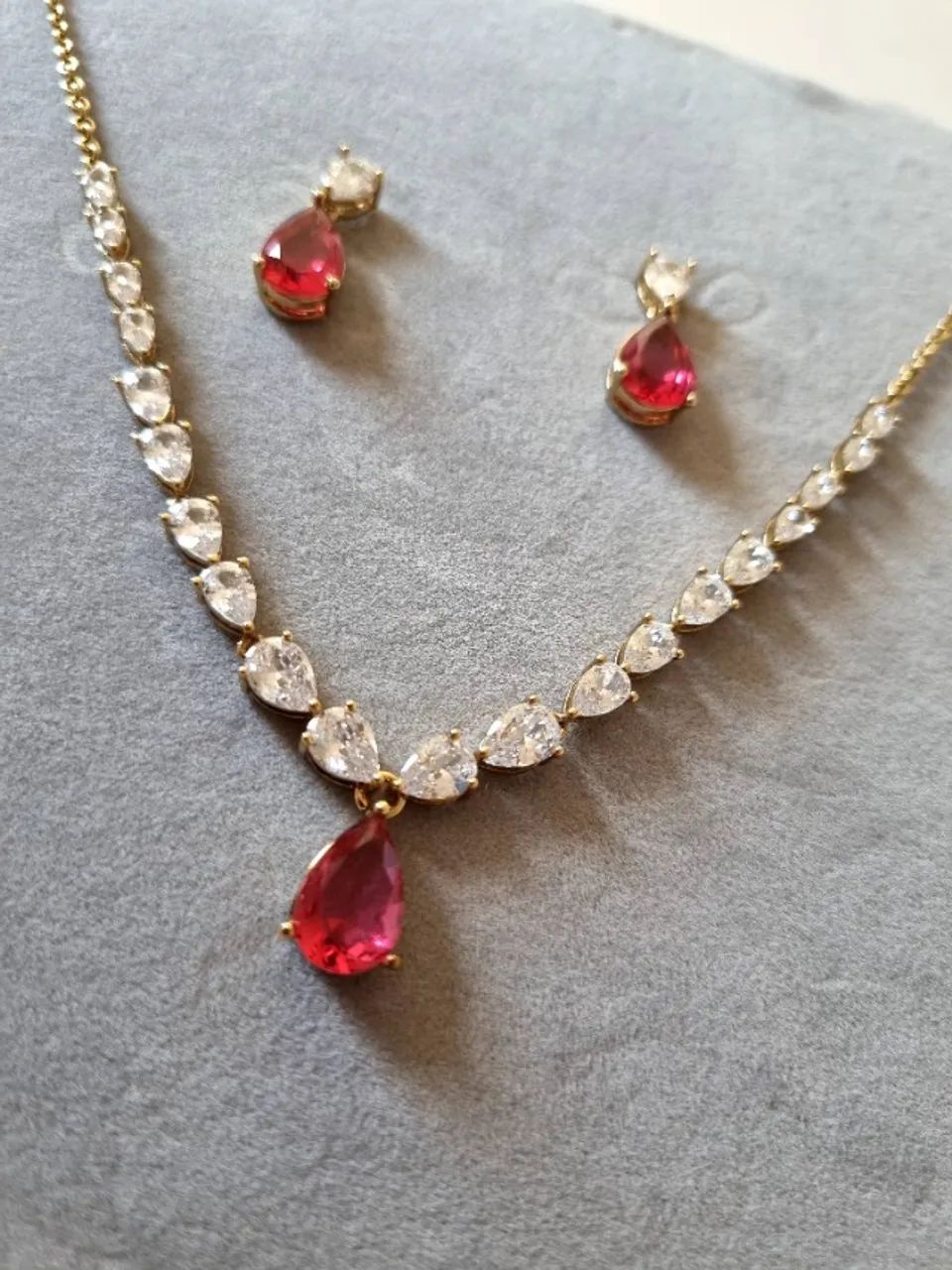 Conjunto colar e brinco - Foto 2