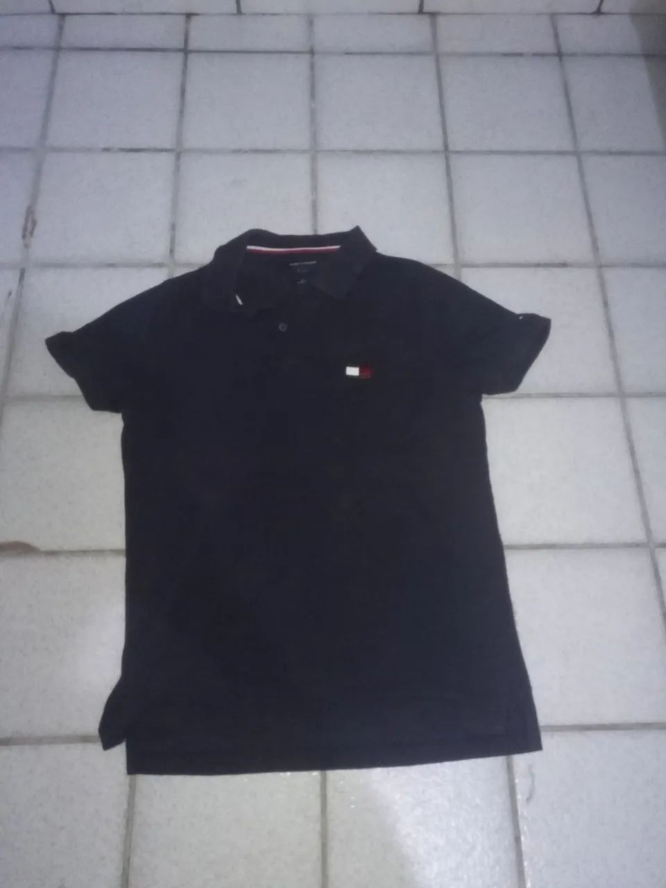 Camisa polo preta