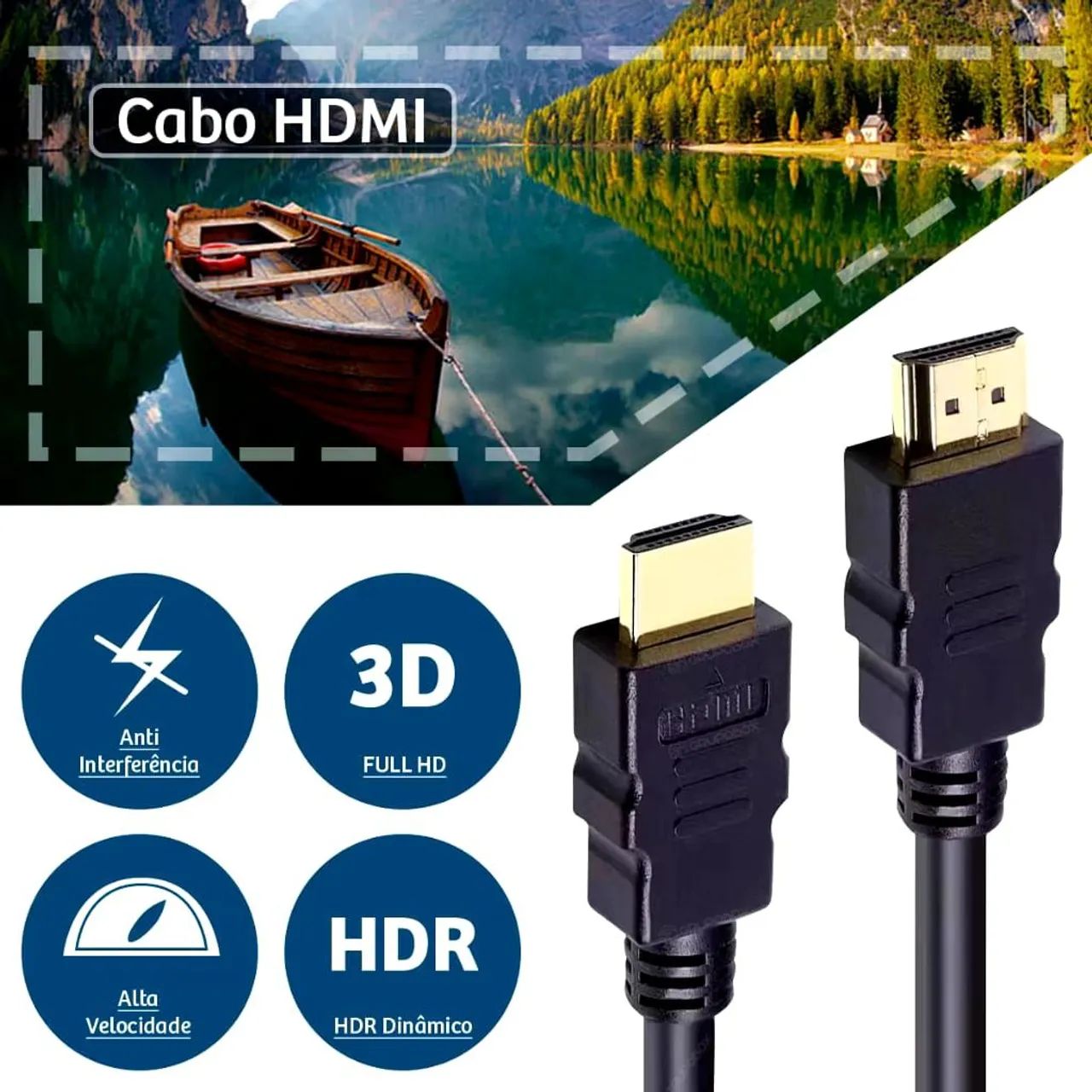 Cabo HDMI 10 metros 4K  - Foto 3