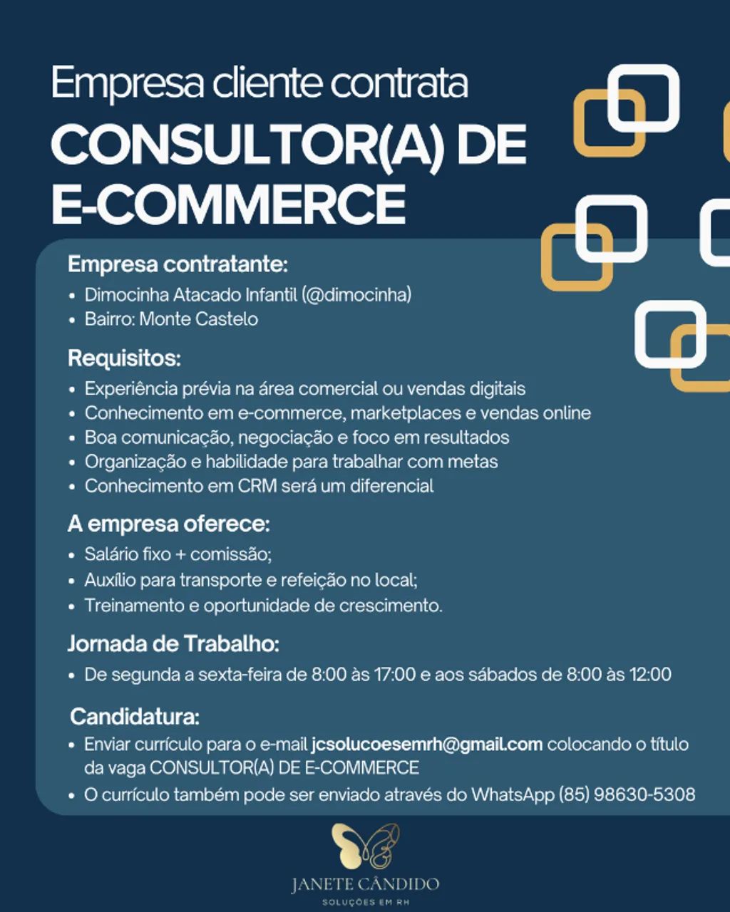 Consultor(a) de E-commerce
