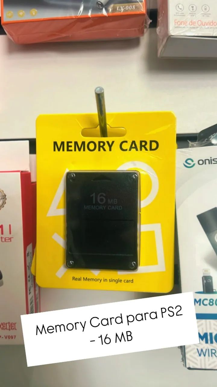 Memory Card - Preto 16mb - PlayStation 2