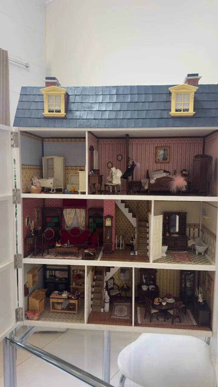 Casa de bonecas com móveis  - Foto 4