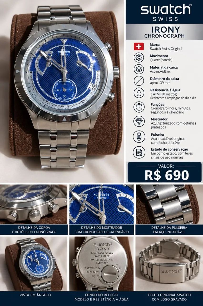 Relogio masculino original 