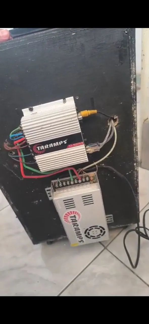 Caixa completa fonte modulo e radio com pendrive e Bluetooth  - Foto 2