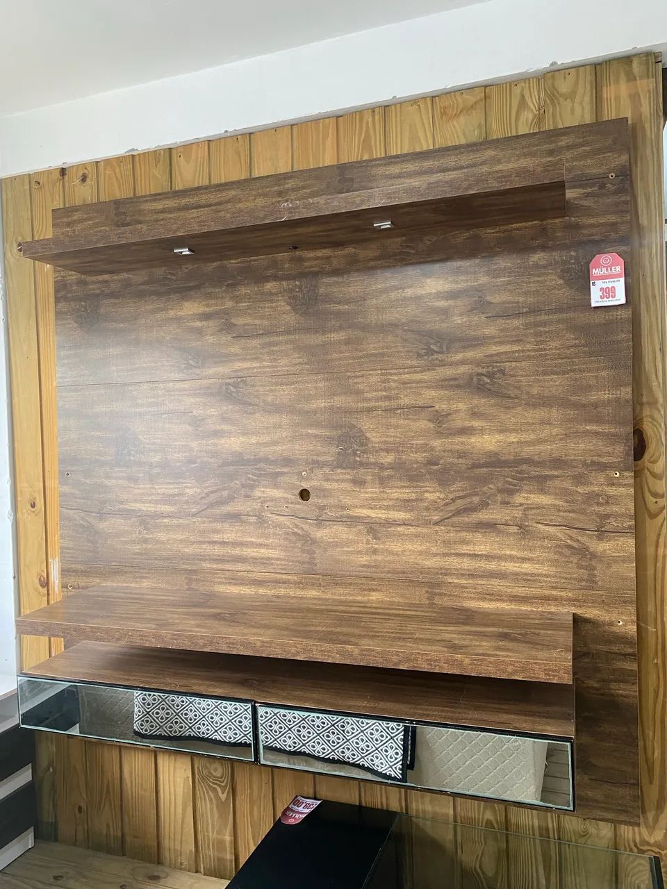 Painel para tv com gavetas  - Foto 2