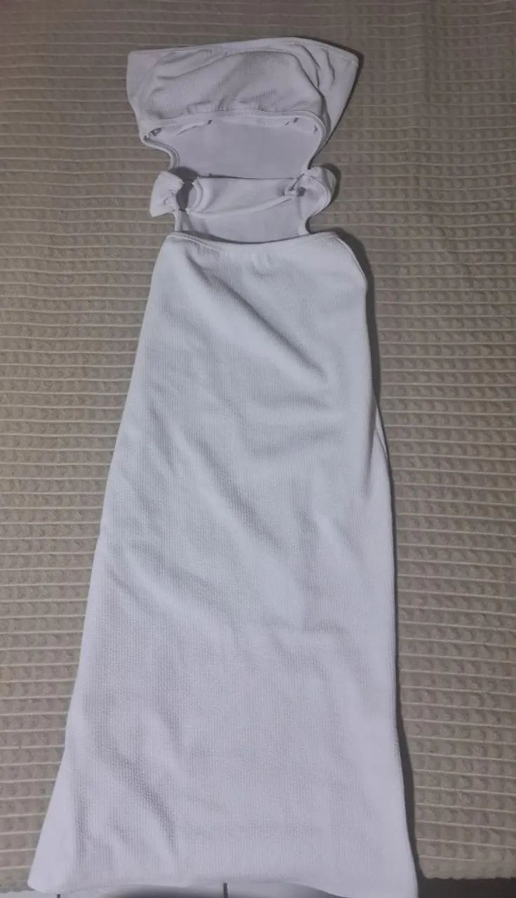 Vestido longo branco - Usado apenas 1 vez - Foto 3