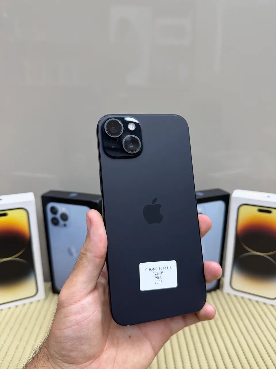 IPHONE 15 PLUS 128GB BLACK 5G SEMI NOVO PROMOÇÃO IS APPLE