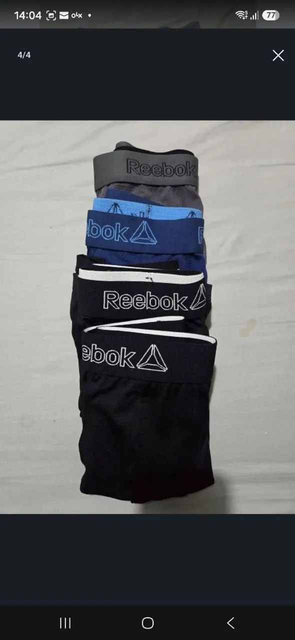 Cuecas Reebok originais EUA. - Foto 4