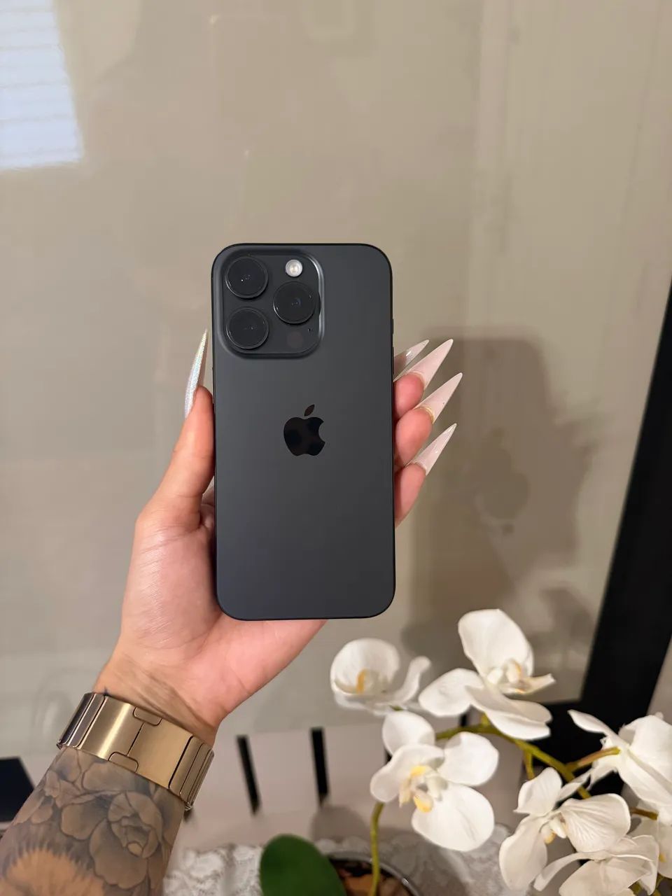 iPhone 15 Pro 128GB Preto IMPECÁVEL  - Foto 2