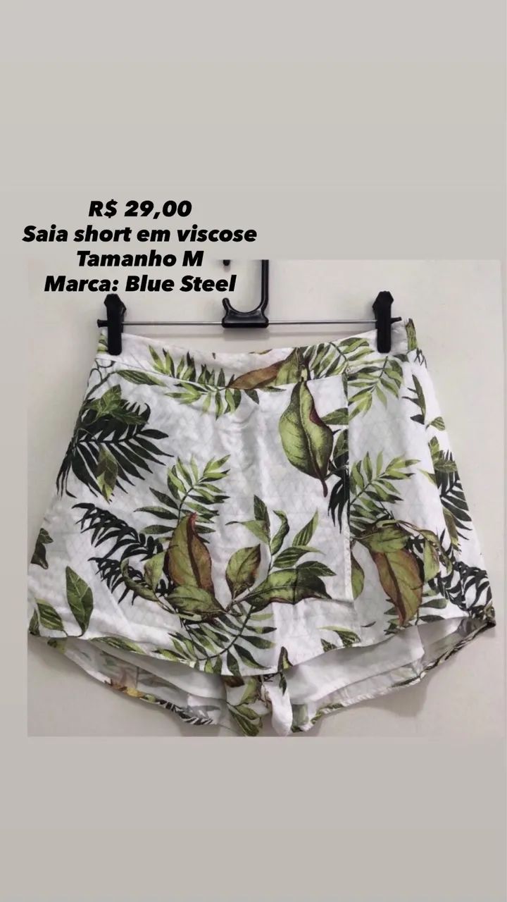 Saia short tamanho M Blue Steel - Foto 3