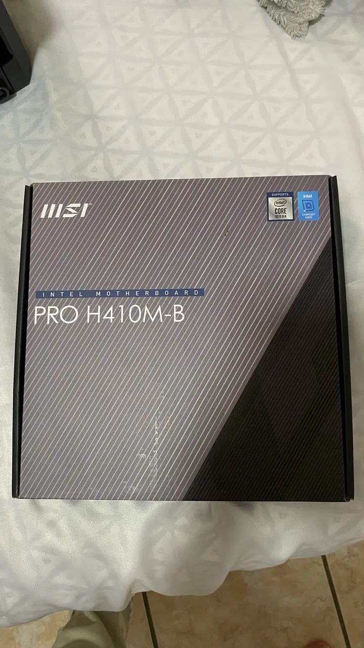 Kit I3 10100F + Placa mãe H410M-B Pro - Foto 4