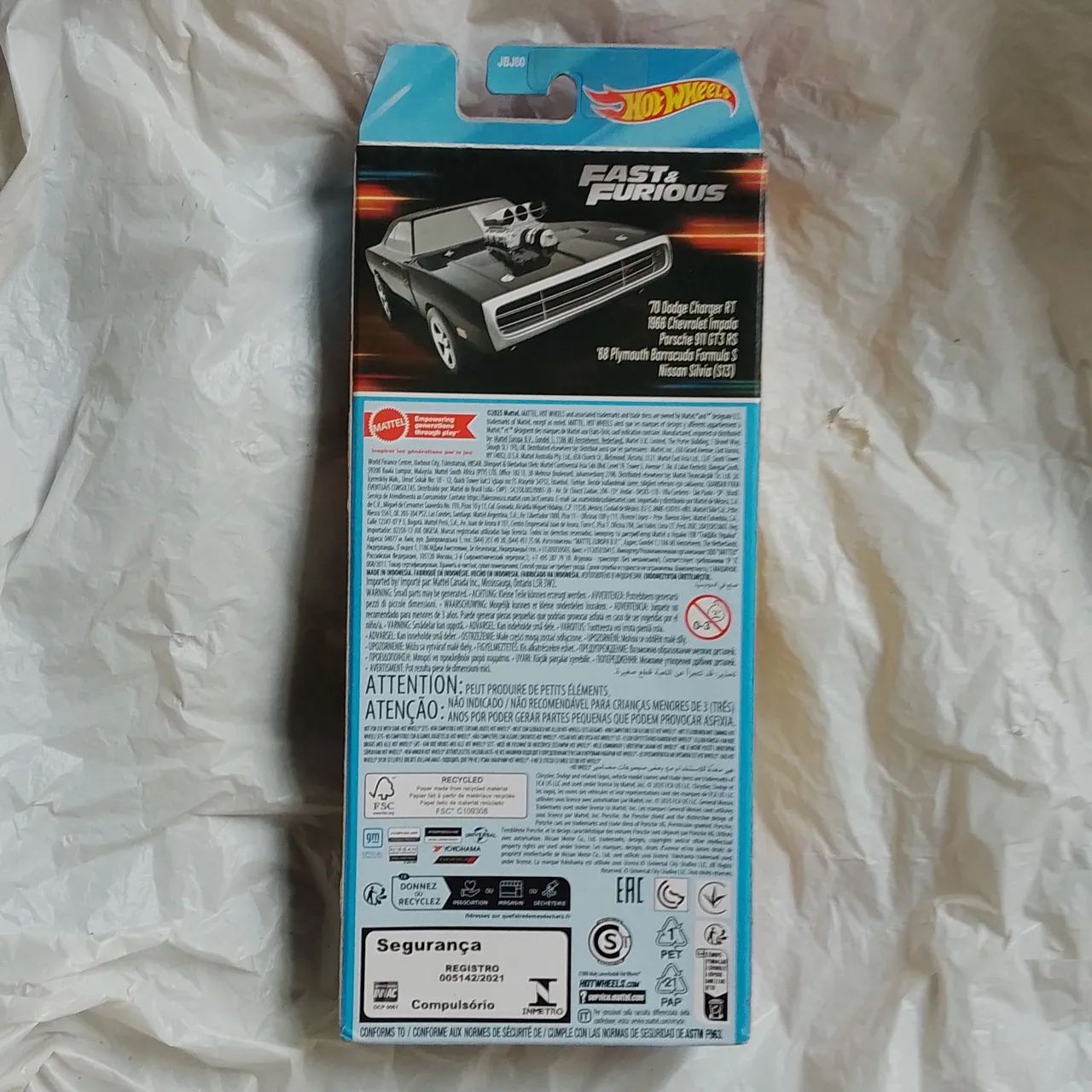 Hot Wheels Pack 5 Fast Furious Velozes Furiosos - Foto 2