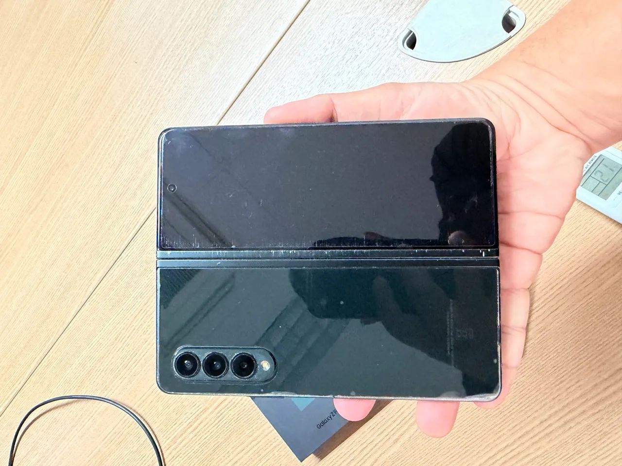 Samsung Galaxy Z Fold 3 256GB - Verde | Ótimo Estado - Celulares e