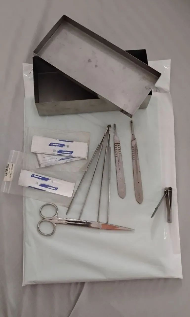 Kit dissecação veterinário para estudantes  - Foto 2
