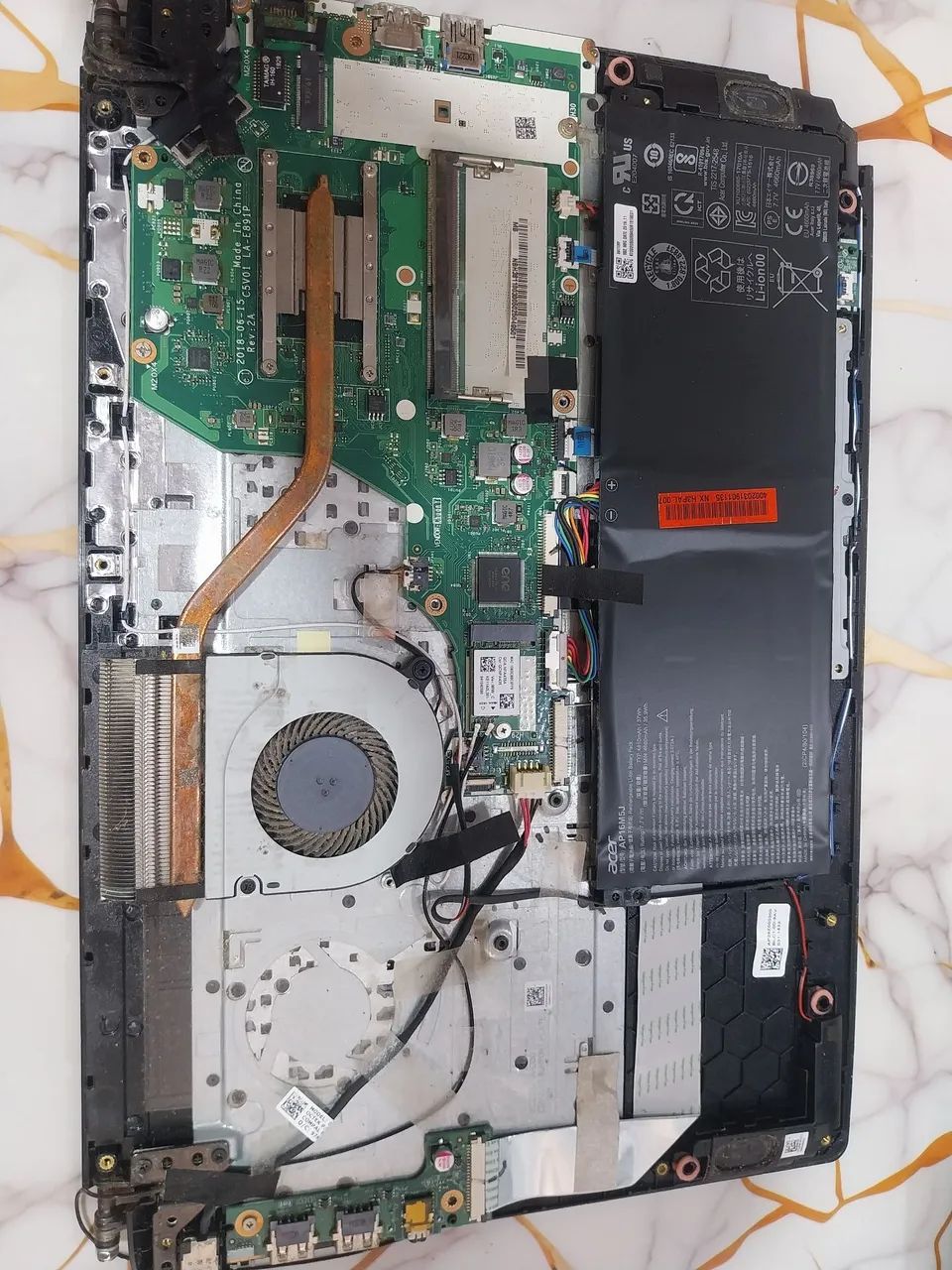 Carcaça completa com placa ok notebook Acer A315-53 - Foto 3