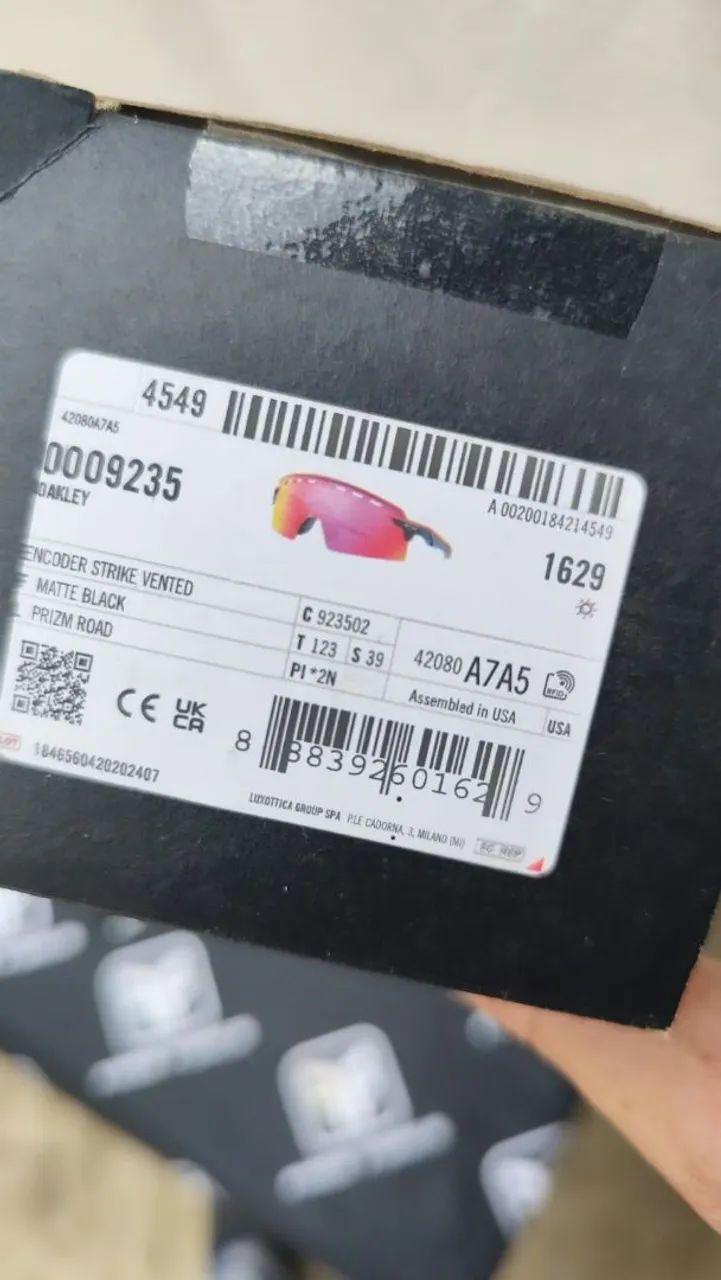 Óculos Oakley Encoder Strike Vented Matte Black - Prizm Road - Foto 3