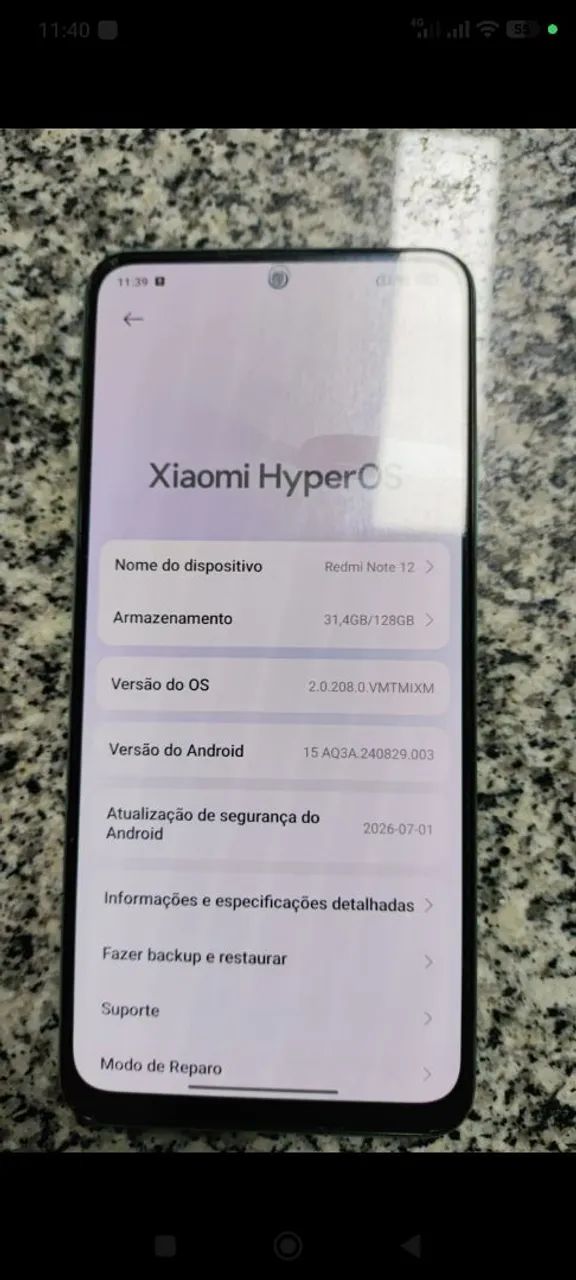 Celular redmi note12 128gb - Foto 5