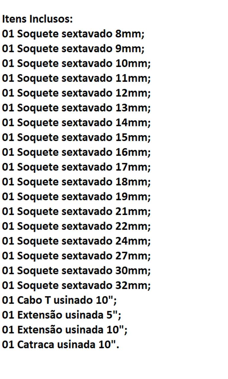 TRAMONTINA - Jogo Soquete Sextavado 8-32mm Encaixe 1/2 - 22 Pc65193312436867123