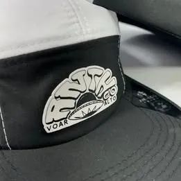 BONÉ FIVE PANEL VOAR PRETO/BRANCO - Foto 2