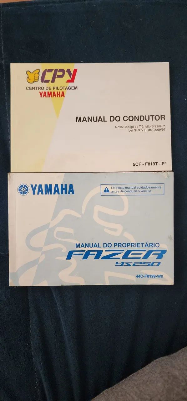 Manual do proprietário fazer ys 250 - Peças para motos