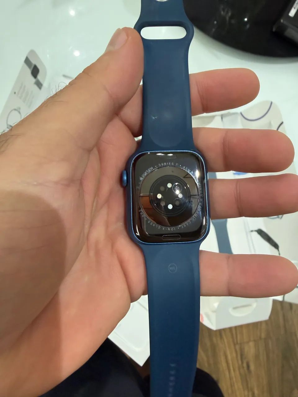 Apple Watch séries 7 GPS 45mm azul  - Foto 3