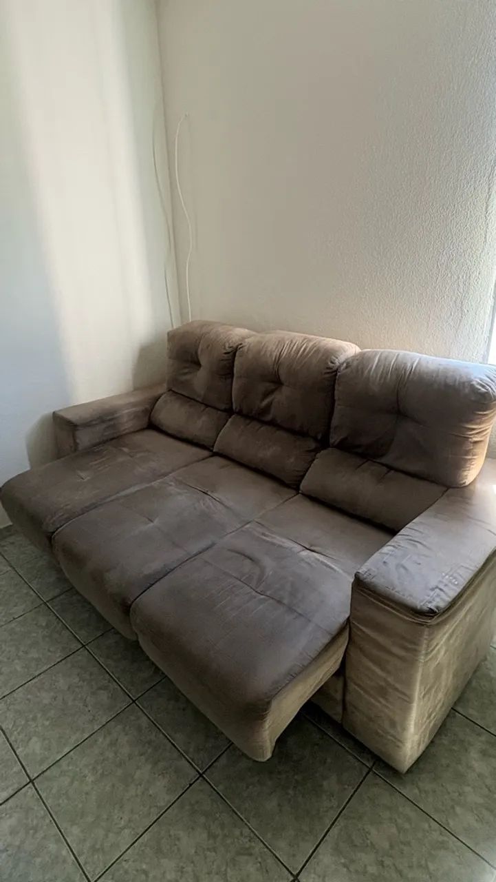 Sofá retrátil 3 lugares  - Foto 2