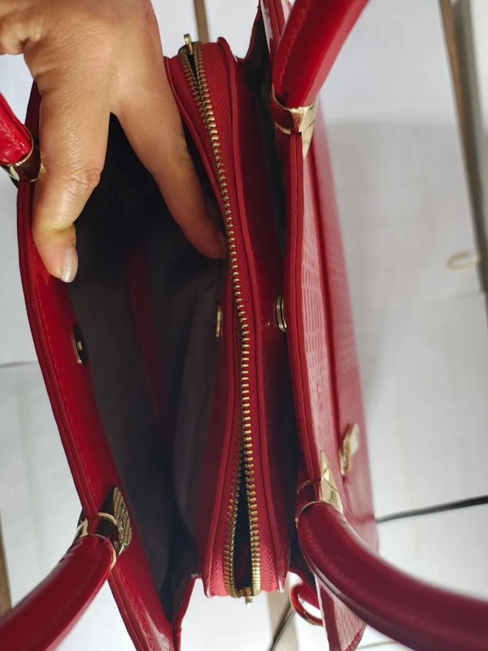 Bolsa Vermelha Elegante - Foto 3