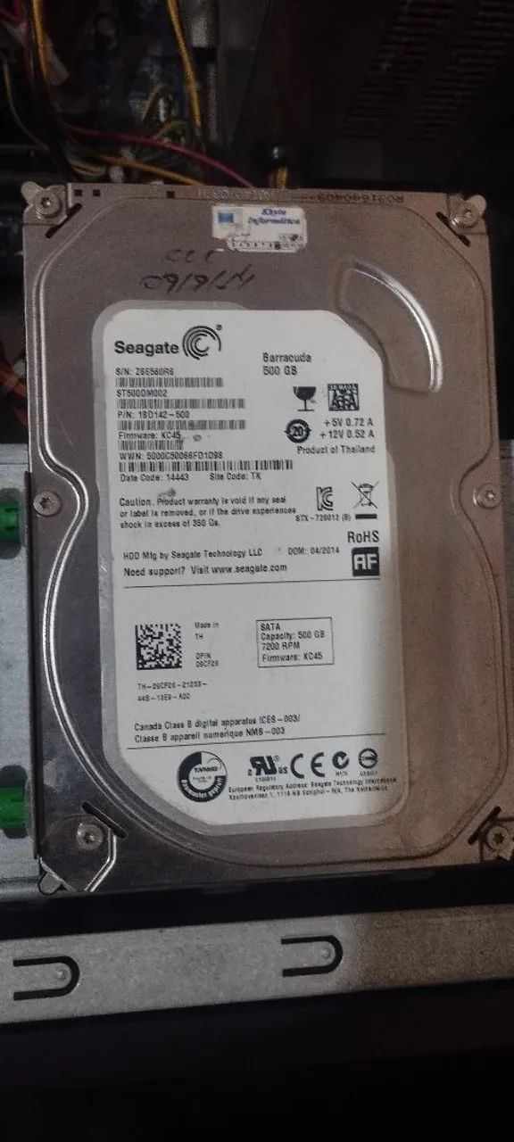 HD 500gb Seagate