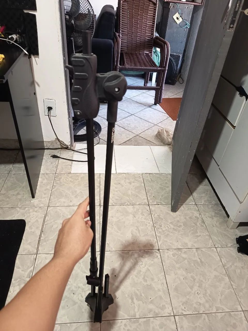 Pedestal para microfone 