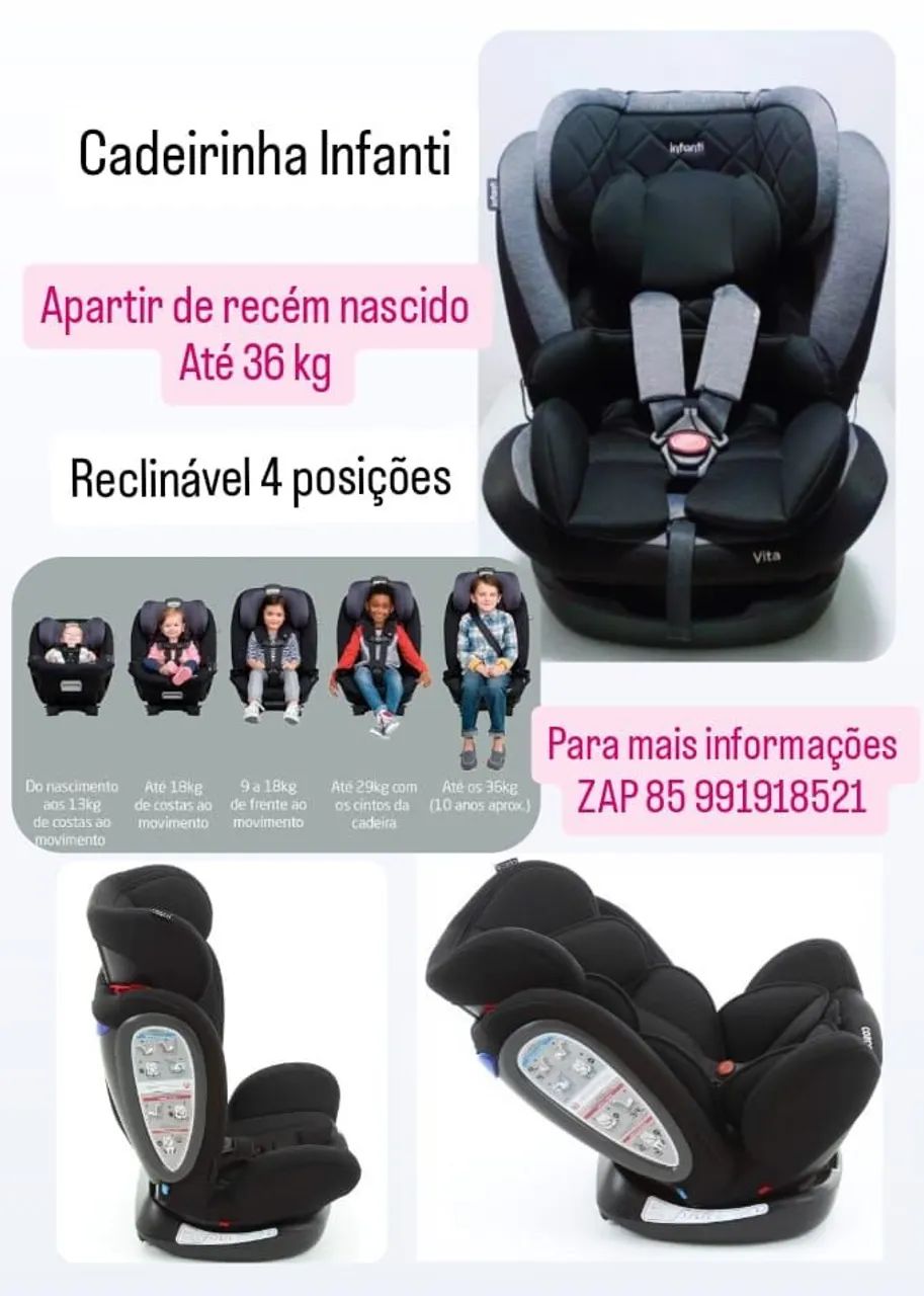 Cadeirinha de carro infantil 