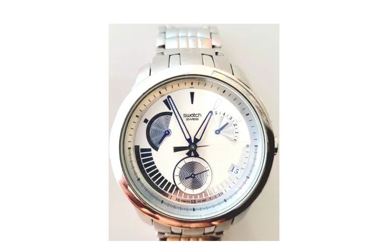 Relógio Unisex Swatch Aço Inoxidável. Suíço. - Foto 3